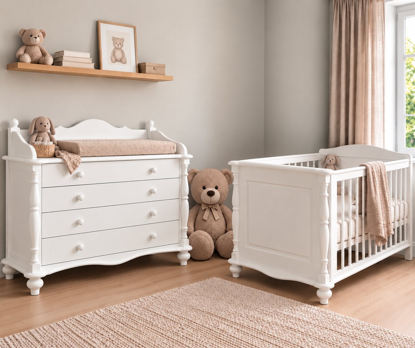 Baby commode en ledikantje, Kinderen en Baby's, Ophalen, Zo goed als nieuw, Jongetje of Meisje