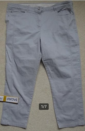 NIEUW * CANDA GRIJZE JEANS * Maat 48 *, Verzenden, Nieuw, Grijs, Canda