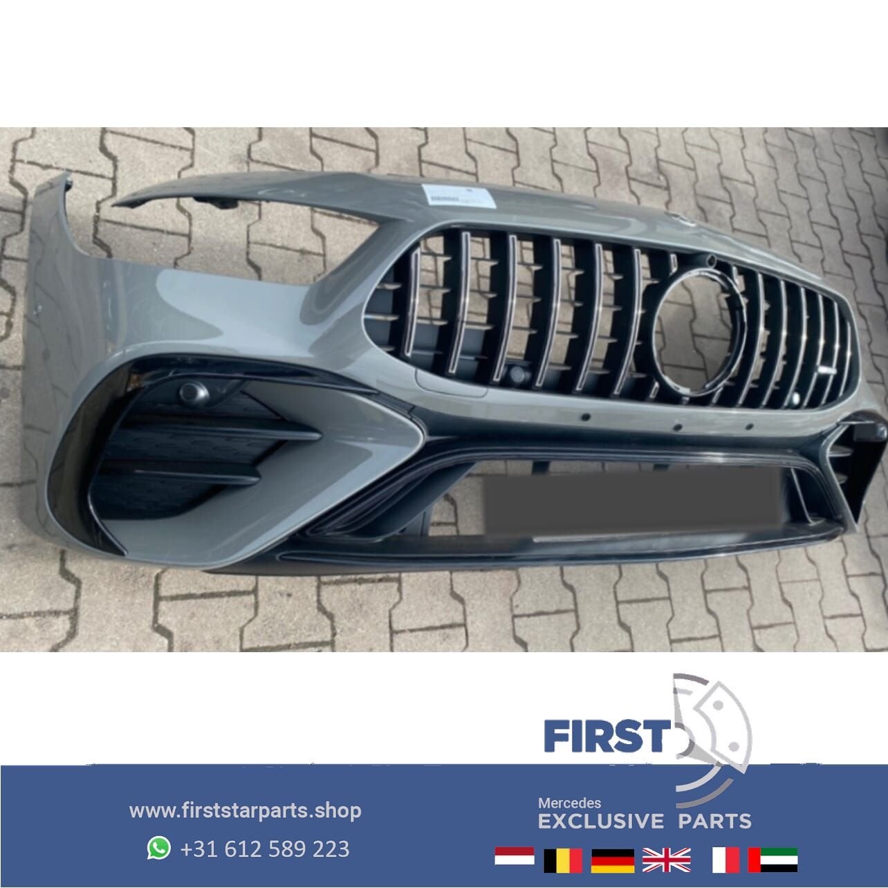 X290 COMPLETE GT 63 S AMG FACELIFT VOORBUMPER + PANAMERICANA, Auto-onderdelen, Gebruikt, -, Voor, Ophalen of Verzenden