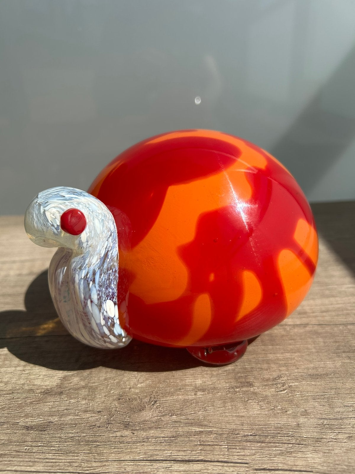 XL Handgeblazen Kunstglazen Schildpad – (19cm / 897gr), Antiek en Kunst, Antiek | Glas en Kristal, Ophalen of Verzenden