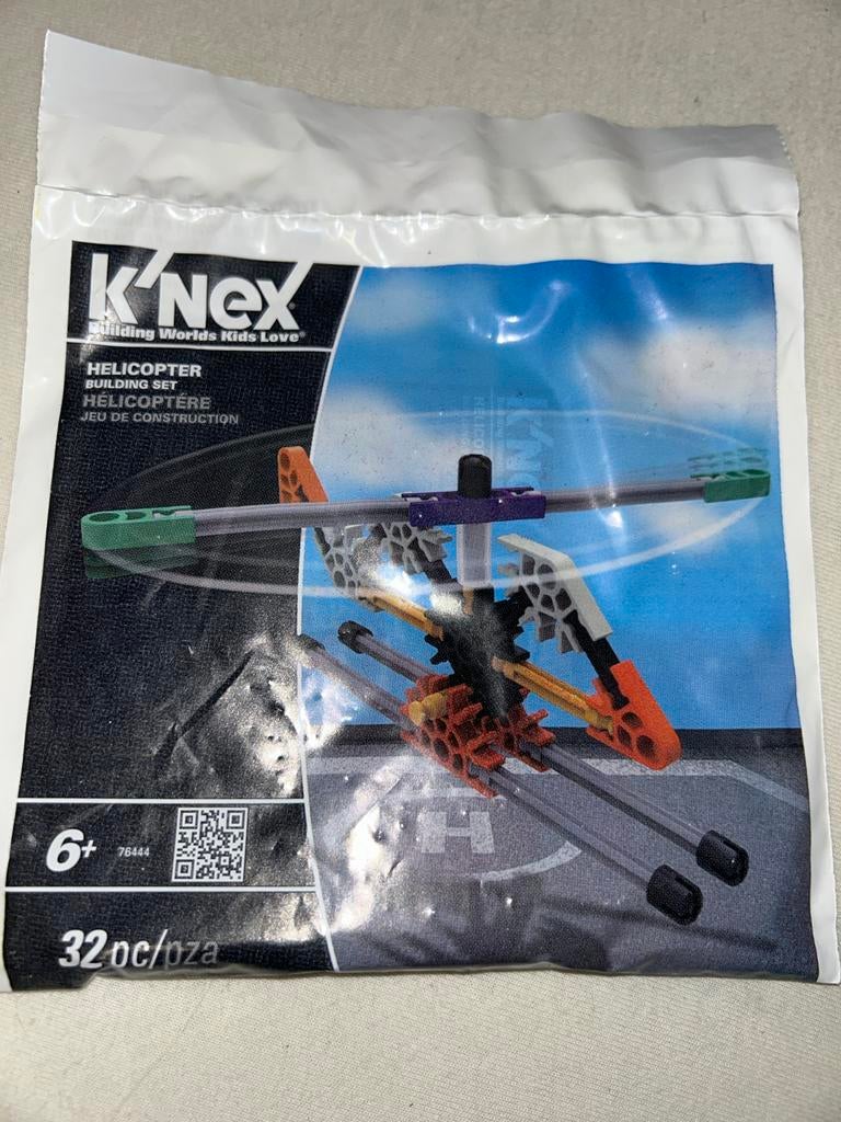 K'nex Helikopter Bouwset - Nieuw in verpakking, Ophalen of Verzenden, Nieuw, K'nex