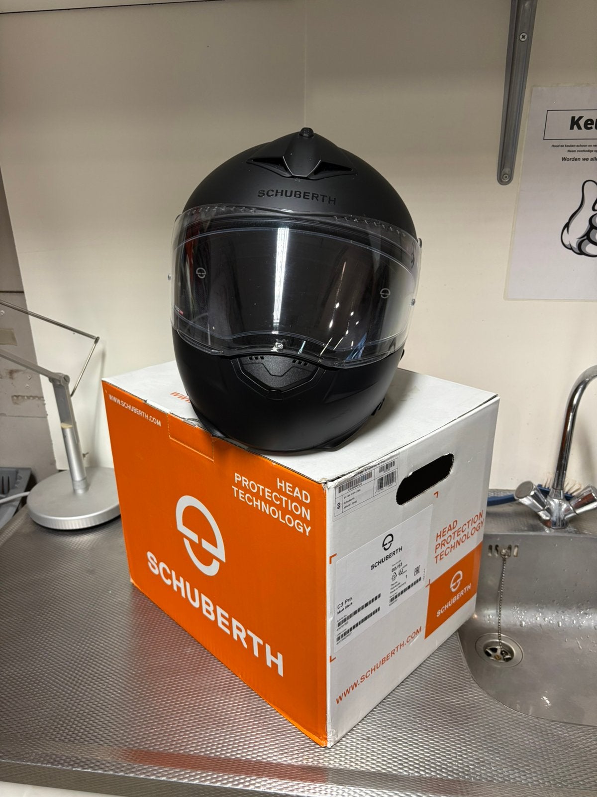 Schuberth C3 pro, Ophalen of Verzenden, Tweedehands, Systeemhelm, Overige merken