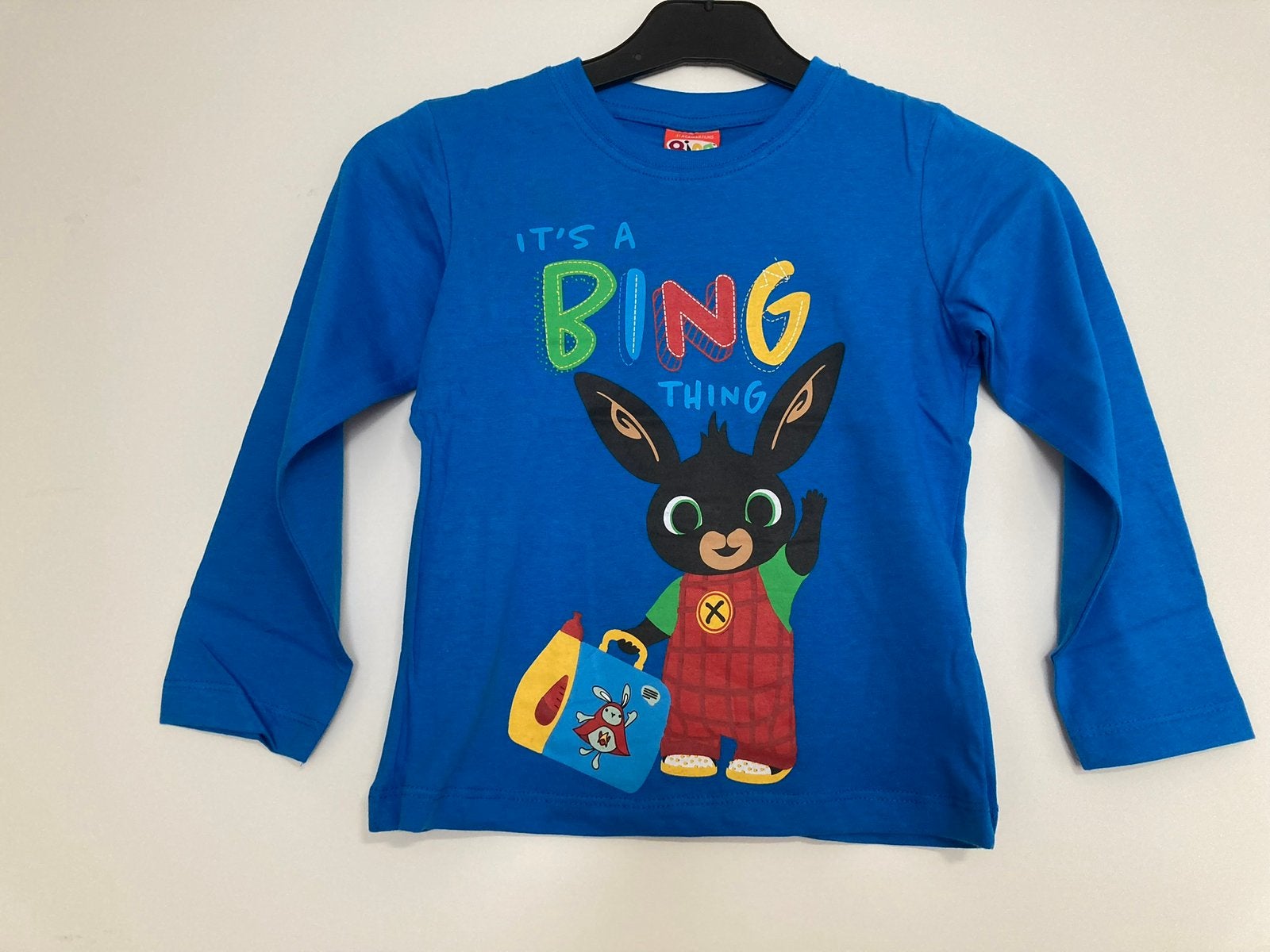 Nieuw konijntje bing blauw longsleeve maat 110, Ophalen of Verzenden, Nieuw, Jongen, Shirt of Longsleeve