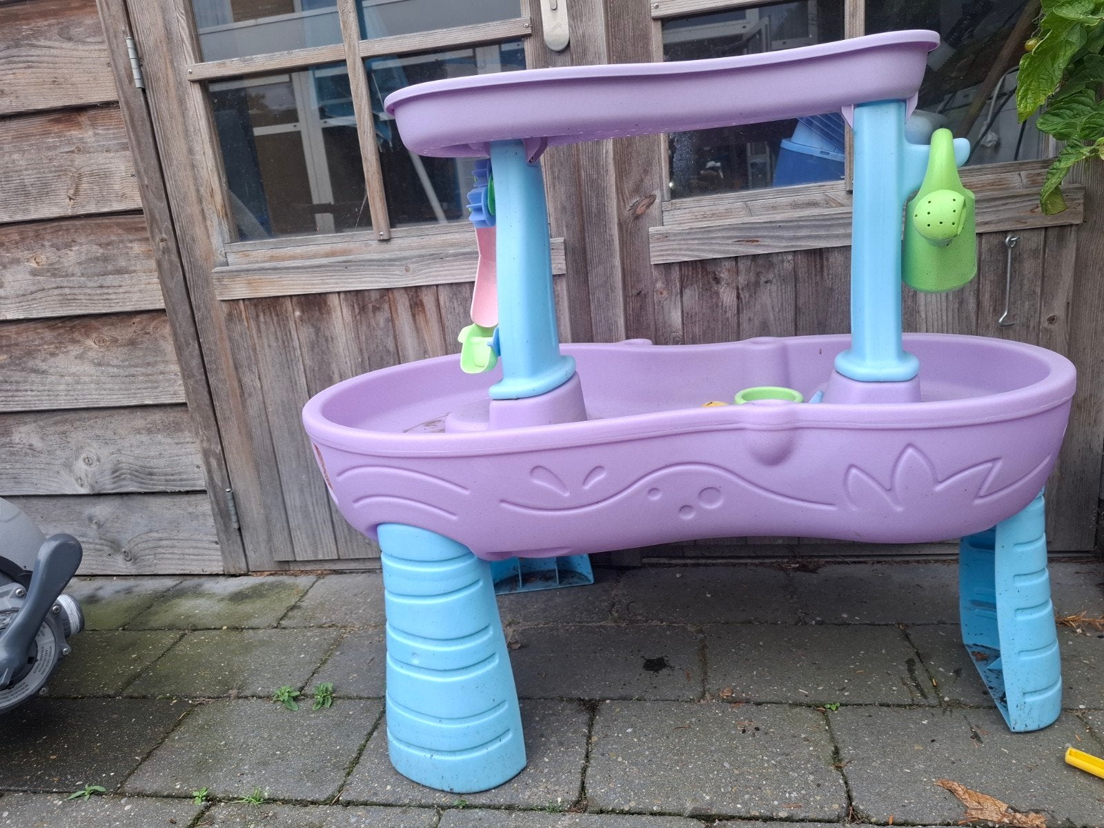 watertafel step 2 met toebehoren, Kinderen en Baby's, Speelgoed | Buiten | Zandbakken, Ophalen, Gebruikt