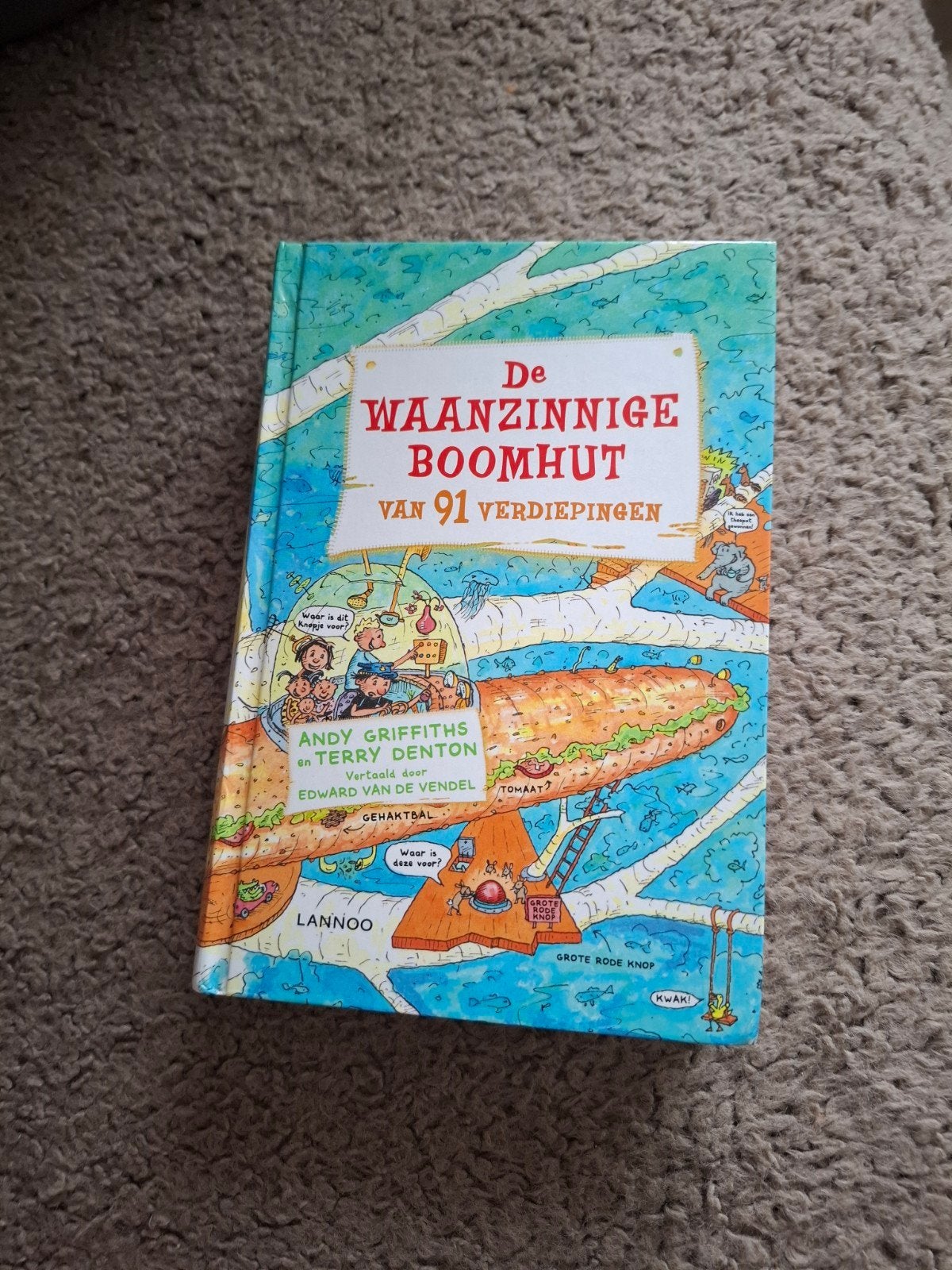 Terry Denton - De waanzinnige boomhut van 91 verdiepingen, Terry Denton; Andy Griffiths, Fictie algemeen, Ophalen of Verzenden