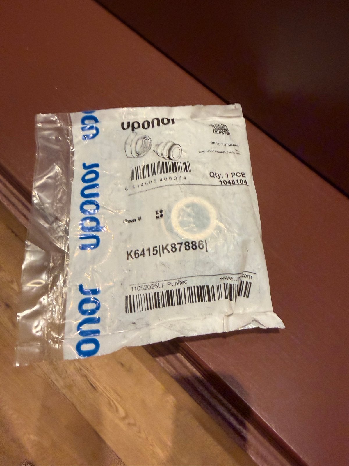 Uponor 25 x 22 Koppeling, Overige typen, Nieuw, Rvs, Minder dan 2 meter