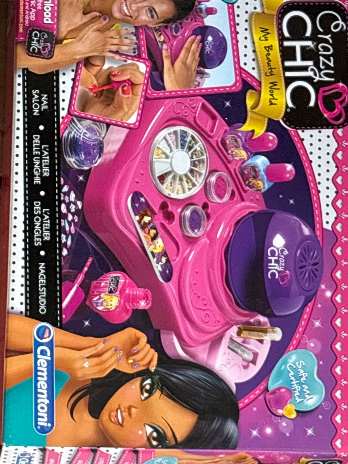 Crazy Chic Nagelstudio - Clementoni My Beauty World, Ophalen of Verzenden, Zo goed als nieuw, Meisje