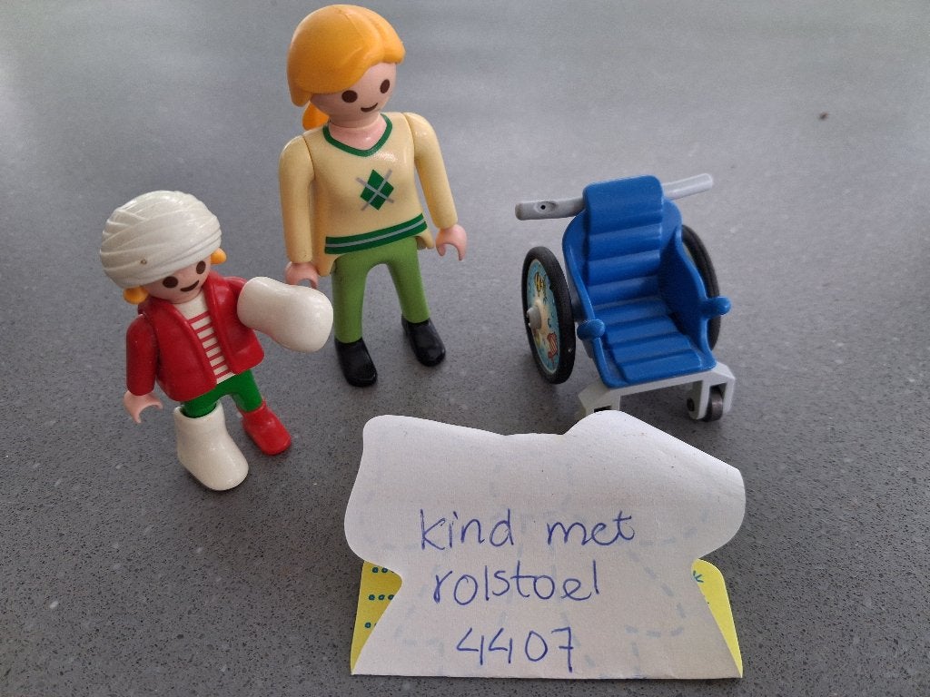 Playmobil 4407 Kind met rolstoel, Ophalen, Zo goed als nieuw