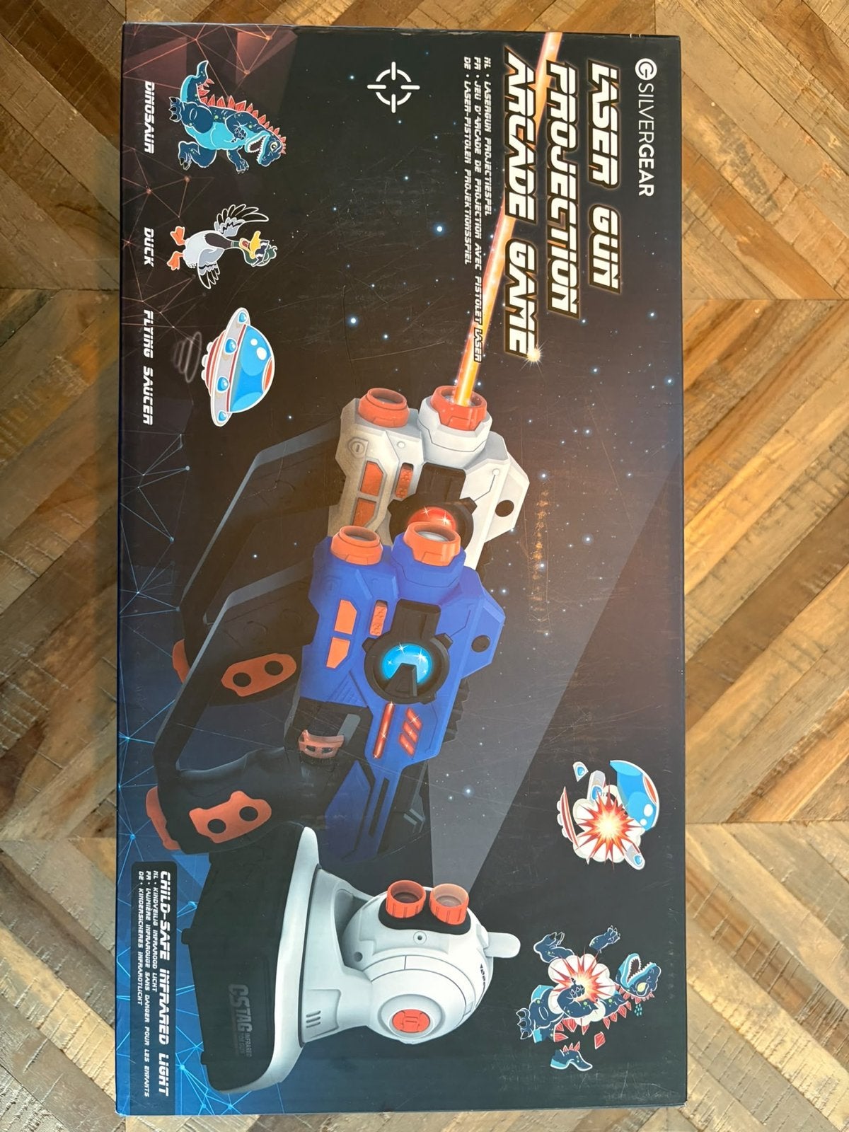Silvergear Laser Gun Projectie Arcade Game, Ophalen of Verzenden, Zo goed als nieuw, Jongen of Meisje