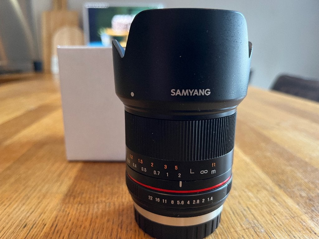 Samyang 21mm f/1.4 Fuji X, Handmatige focus, Gebruikt, Samyang, 21 mm