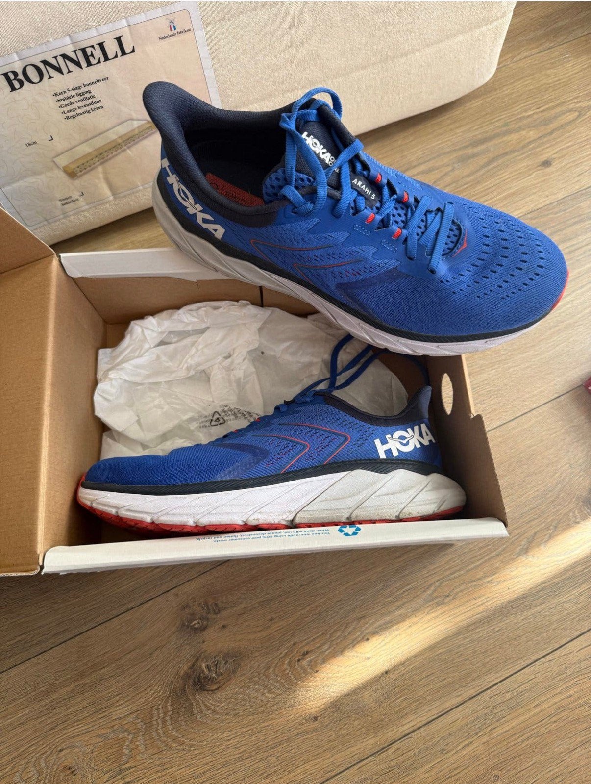 Hoka Arahi maat 44, Ophalen of Verzenden, Zo goed als nieuw, Hardloopschoenen, Overige merken