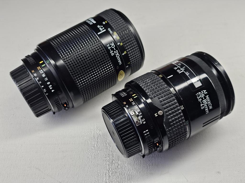 Nikon AF Nikkor 28-85 mm / 70-210 mm., Verzenden, Zo goed als nieuw, Telelens, Zoom