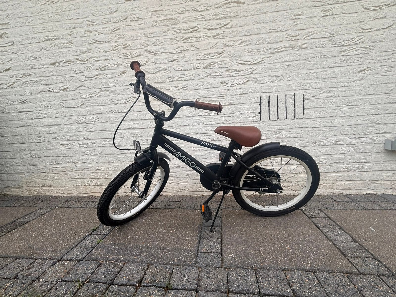 Jongensfiets 18 inch, Ophalen, Zo goed als nieuw, Staal, 16 tot 20 inch