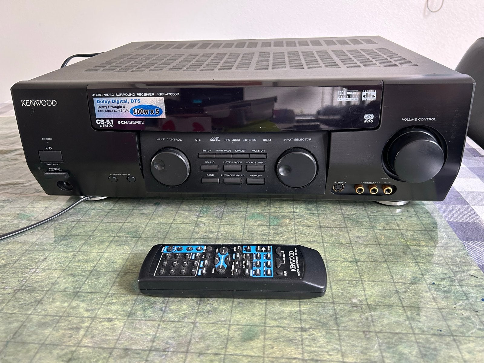 Kenwood KRF-V7050D AV Receiver - 5.1 Surround Sound, Audio, Tv en Foto, Versterkers en Receivers, Gebruikt, 60 tot 120 watt, Ophalen