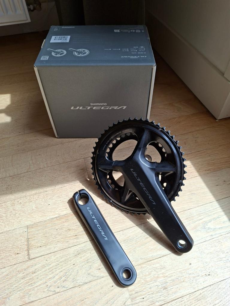 Ultegra R8100 Crankstel 2x12 speed 170mm 52-36t, Fietsen en Brommers, Fietsonderdelen, Crankstel of Pedalen, Gebruikt, Shimano Ultegra