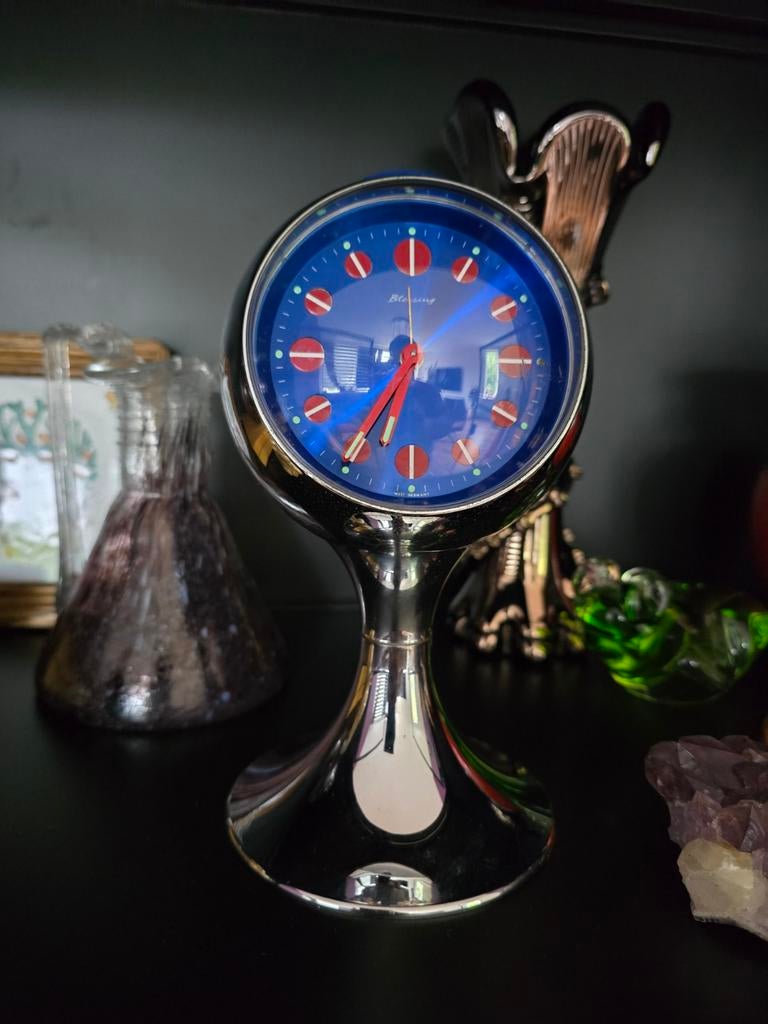 Vintage Blessing Wekker – Space Age – Jaren 60 West Germany, Antiek en Kunst, Antiek | Klokken, Ophalen of Verzenden