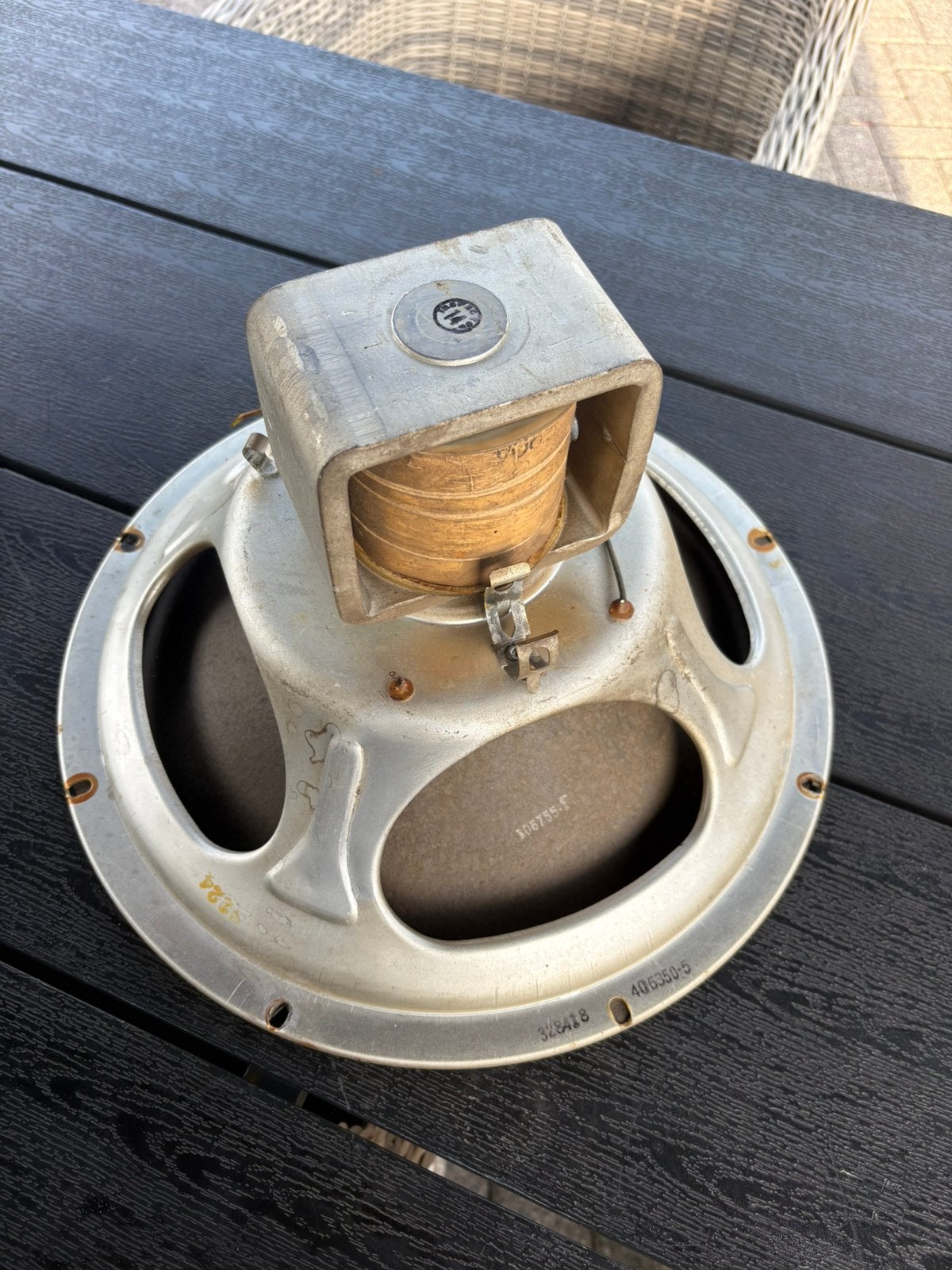Seeburg HF100G 15 inch speaker in super nette staat, 1950 tot 1960, Seeburg.com, Info@seeburg.com, Ophalen of Verzenden