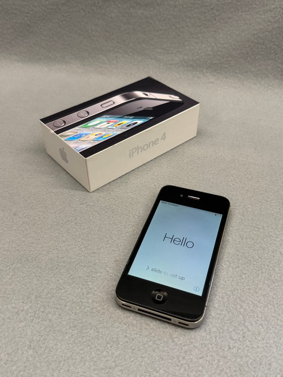 Apple iPhone 4 - Zwart - Met doos, Telecommunicatie, Gebruikt, 16 GB, Zwart, Ophalen of Verzenden