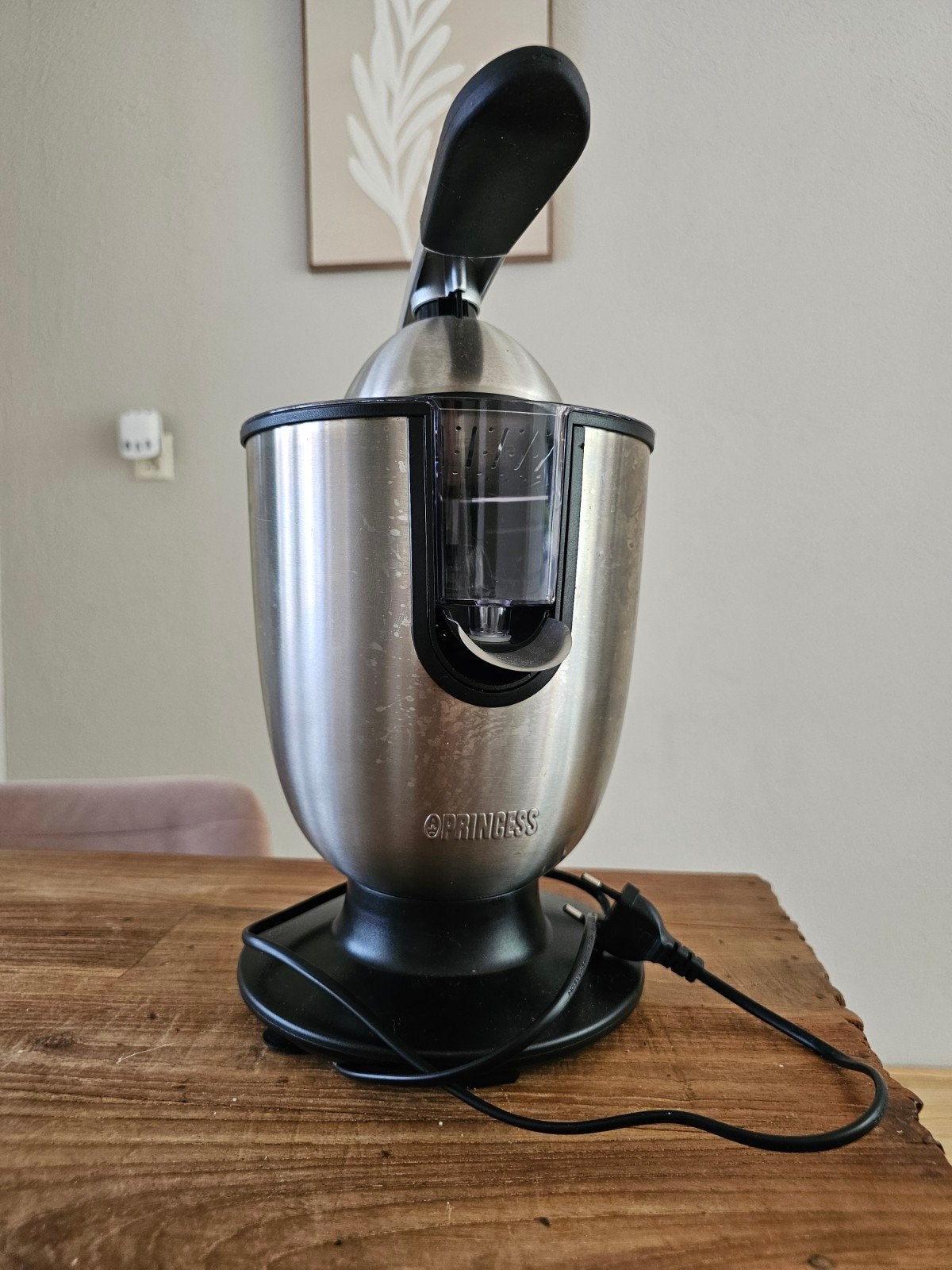 Princess Champion Juicer Pro 201863 - RVS Citruspers, Witgoed en Apparatuur, Keukenmixers, Ophalen, Zo goed als nieuw, Vaatwasserbestendig