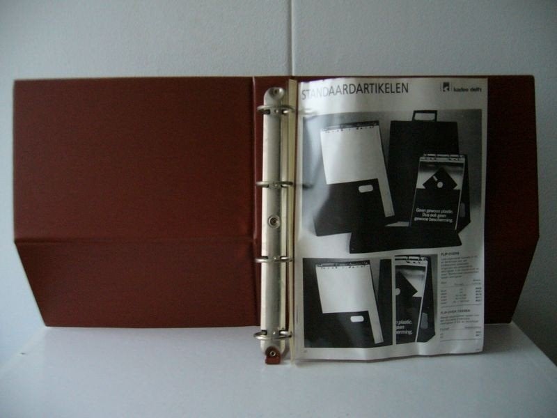 Koloman jaren 60 - 70 Handler flip-over presentatiemap, Diversen, Schrijfwaren, Ophalen of Verzenden