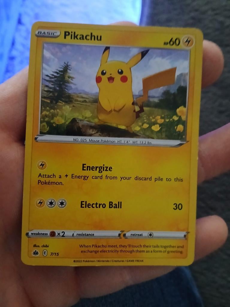 Pikachu Holo McDonald's 2022 Pokémonkaart - LP, Ophalen of Verzenden
