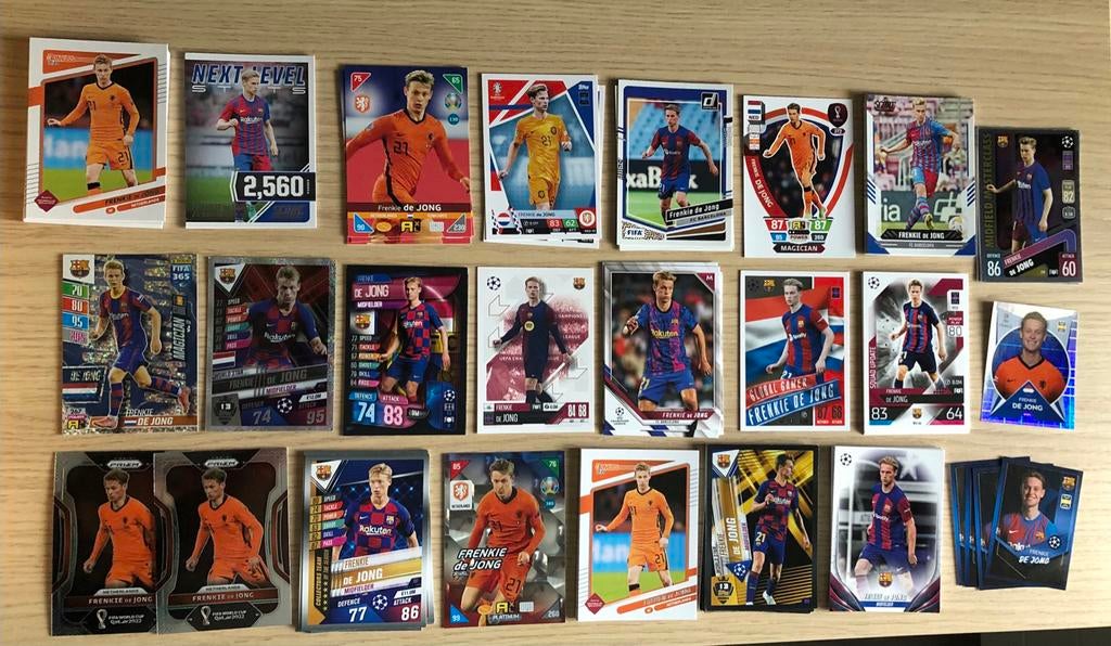 Panini collectie Frenkie de Jong voetbalplaatjes, Ophalen of Verzenden, Zo goed als nieuw, Plaatje
