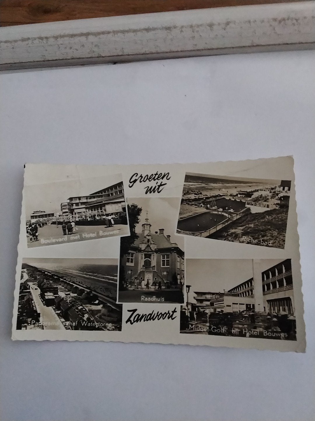 GROETEN UIT ZANDVOORT  1960, Ophalen of Verzenden, 1940 tot 1960, Noord-Holland