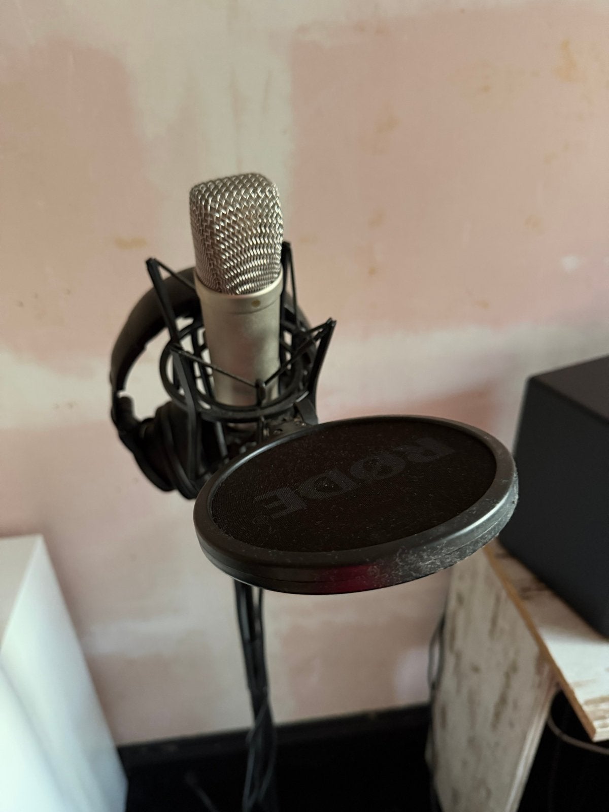Complete Studio Set: Microfoon, Koptelefoon, Speakers, Inter, Muziek en Instrumenten, Ophalen of Verzenden, Gebruikt