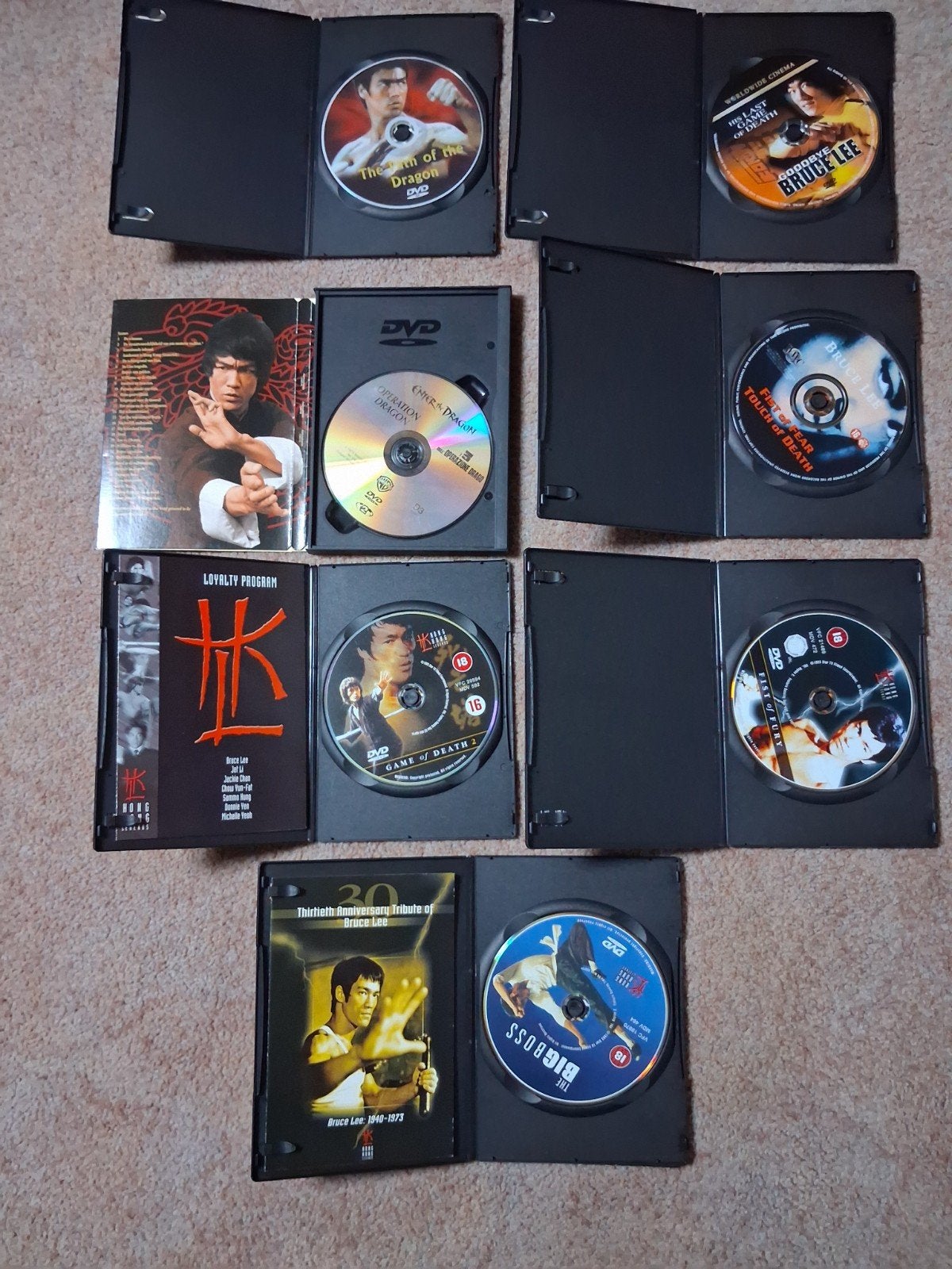 originele dvd's Bruce Lee, Vanaf 16 jaar, Ophalen of Verzenden, Zo goed als nieuw