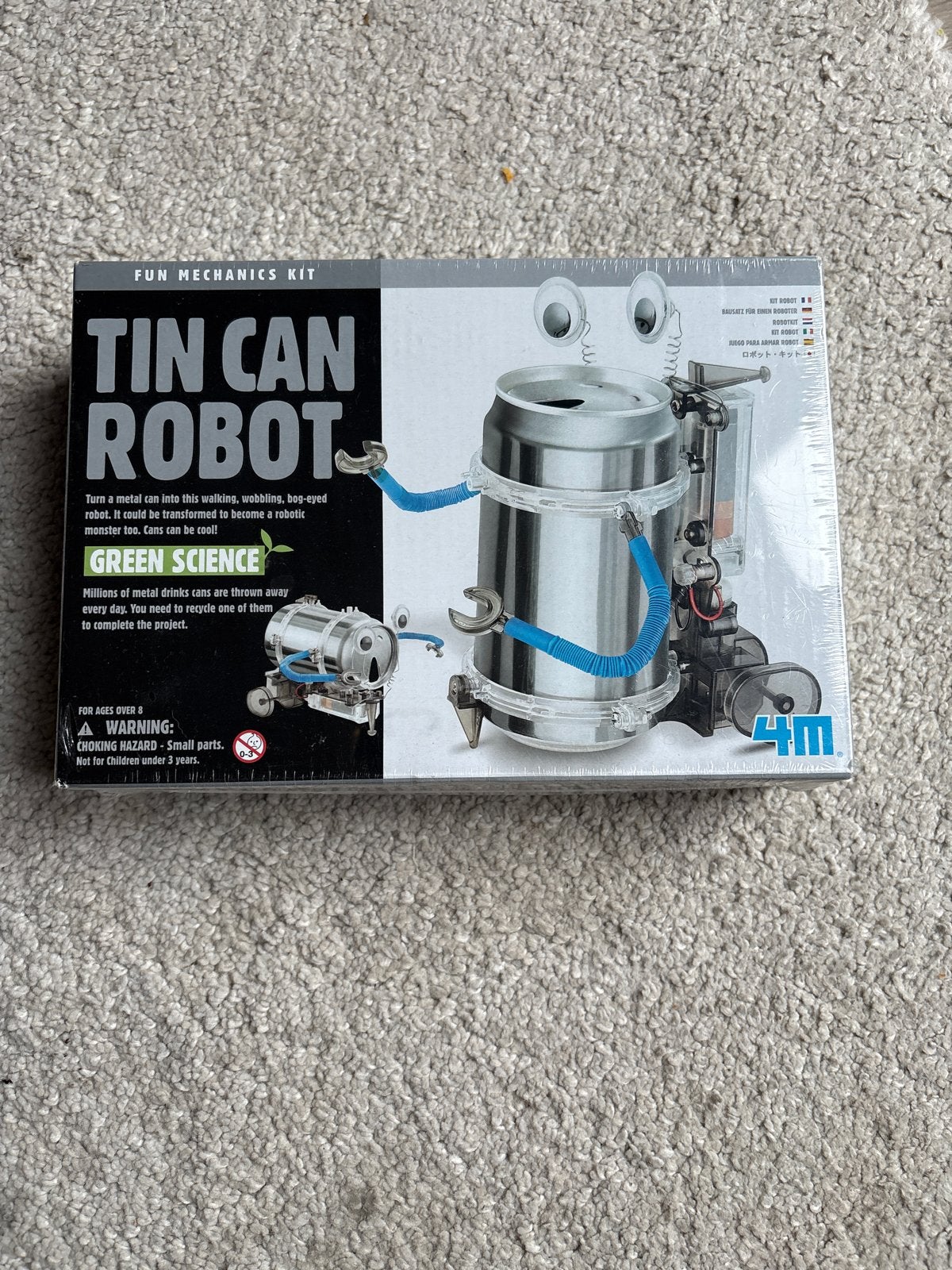 4M Green Science Tin Can Robot - Bouw je eigen robot!, Ophalen of Verzenden, Nieuw