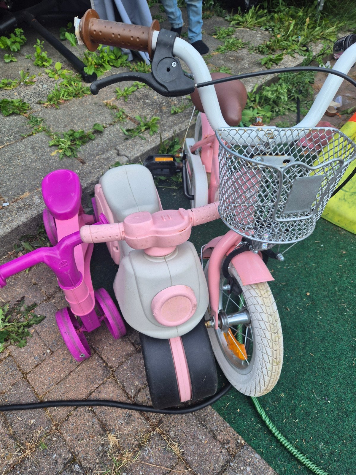 meisje fiets, speelmateriaal en loopfietsje, Ophalen, Gebruikt