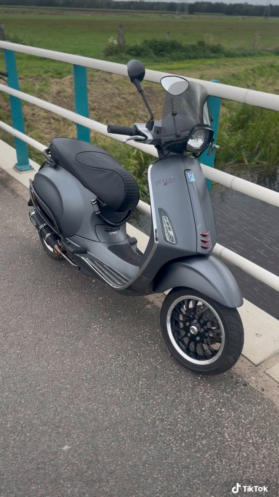 Vespa Sprint 2016 V2 met JMTuning uitlaat en onbegrensde CDI, Ophalen, Gebruikt, Overige modellen, Maximaal 45 km/u