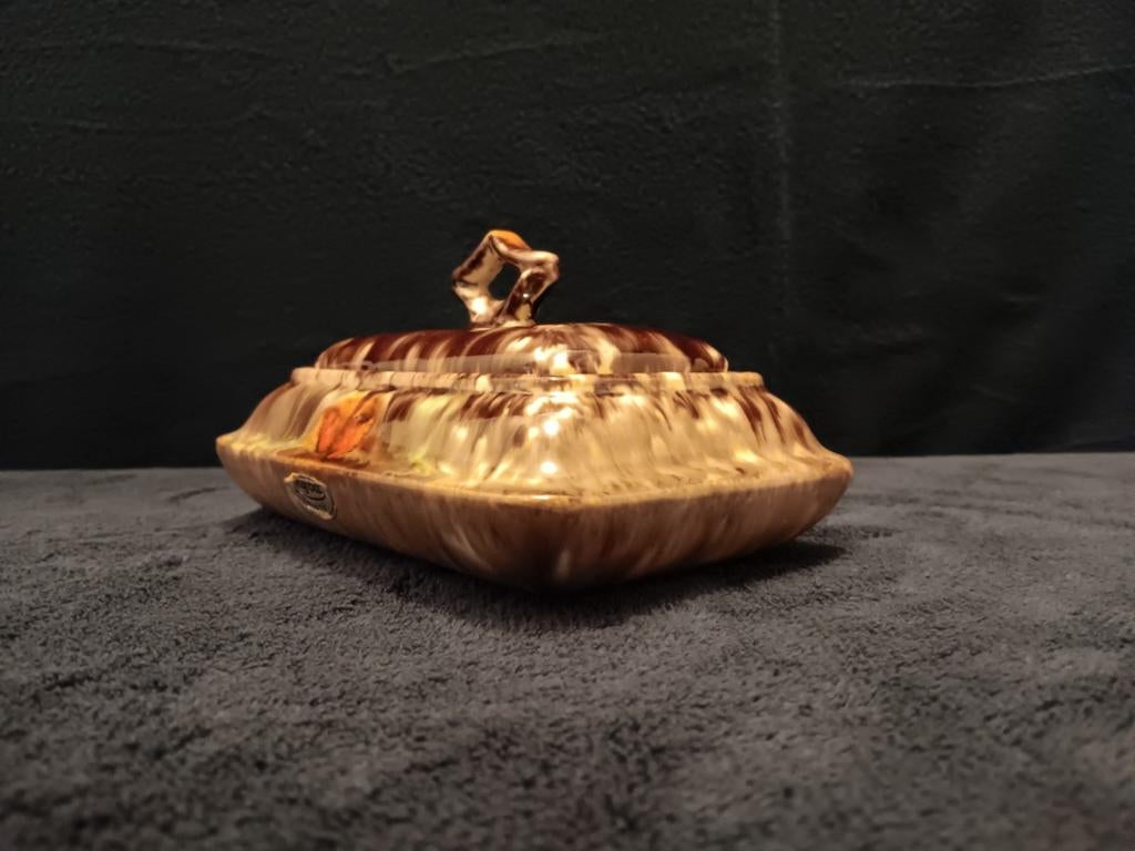 Art deco bonbon schaal/doosje met deksel.Jasba, Ophalen of Verzenden