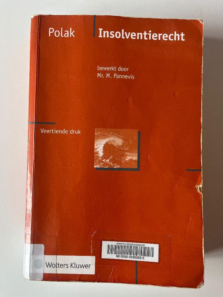 Insolventierecht (boek), Gelezen, Wolters Kluwer, Beta, HBO