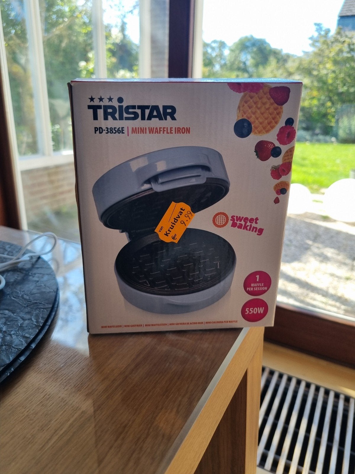 Tristar PD-3856E Mini Wafelijzer, Witgoed en Apparatuur, Ophalen, Zo goed als nieuw