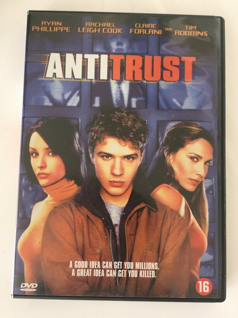 Dvd Anti trust, Vanaf 16 jaar, Ophalen of Verzenden, Gebruikt