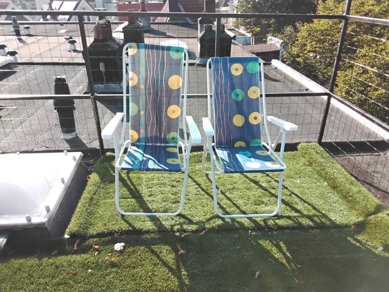 Gratis af te halen: Inklapbare stoelen, Huis en Inrichting, Ophalen, Gebruikt, Twee, Overige kleuren