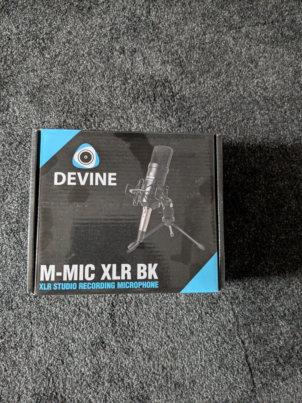 Devine M-MIC XLR BK Studiomicrofoon, Muziek en Instrumenten, Ophalen of Verzenden, Zo goed als nieuw, Studiomicrofoon