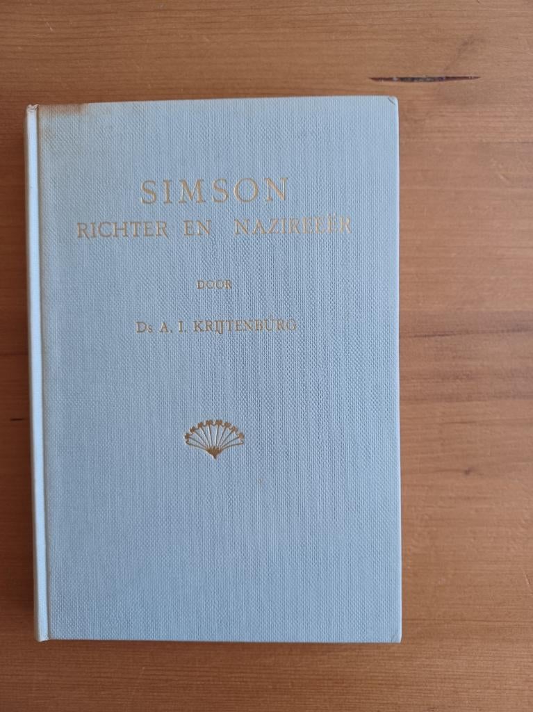 Simson - Richter en Nazireeër, Gelezen, Christendom | Protestants, Ophalen of Verzenden, Ds. A.I. Krijtenburg