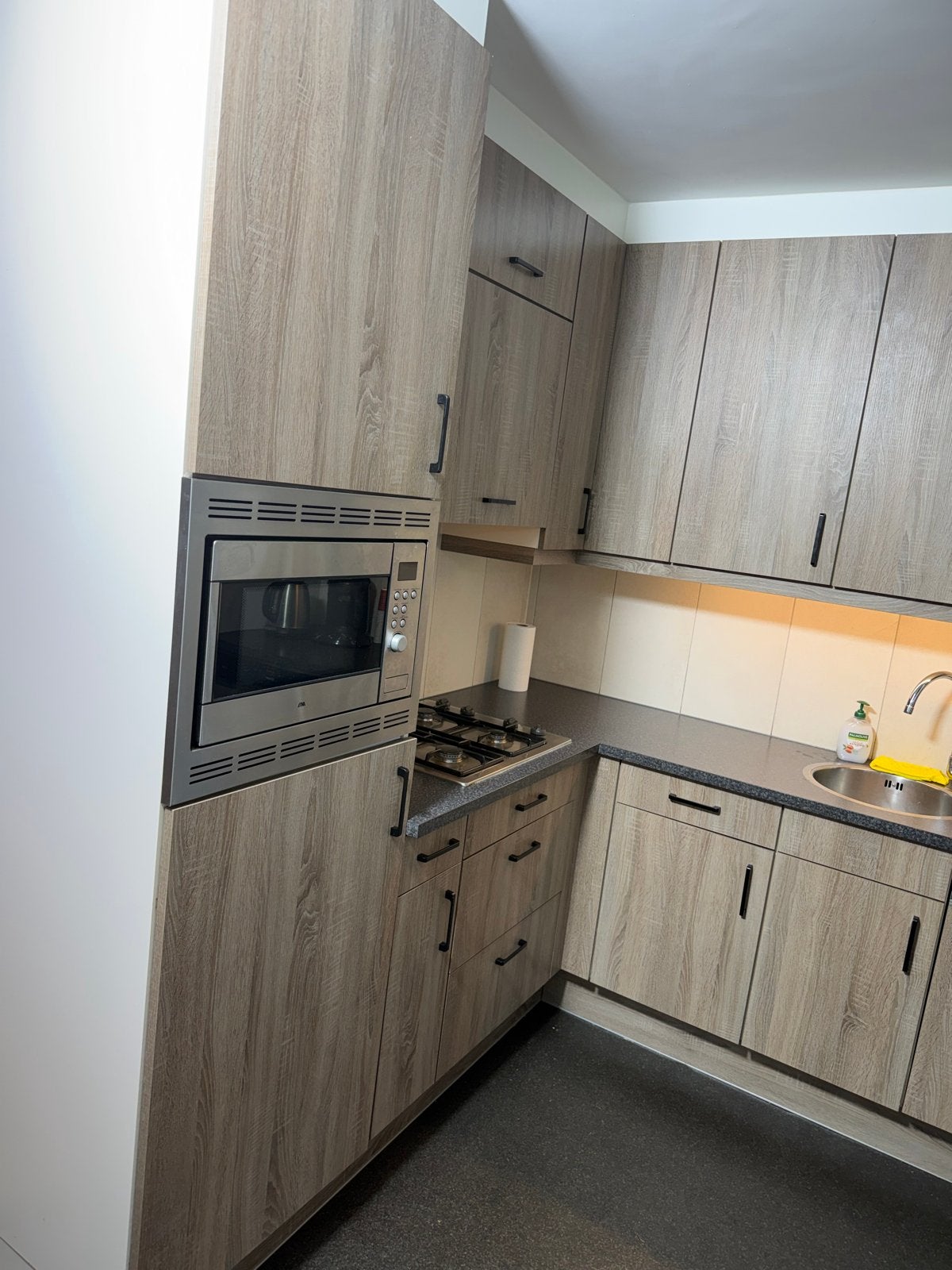 Complete keuken met inbouwapparatuur - direct beschikbaar, Ophalen, Gebruikt, Overige kleuren, Hoekkeuken