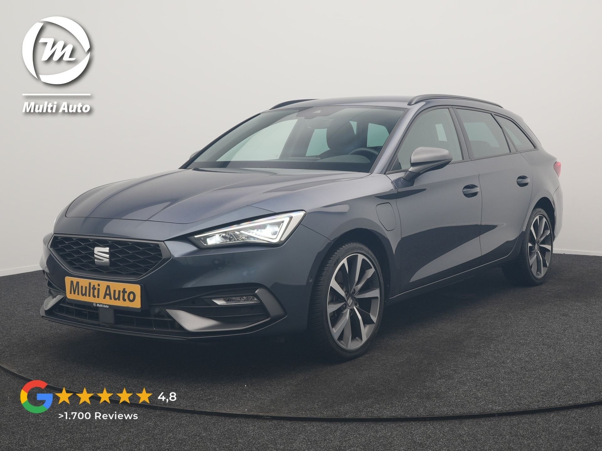 SEAT Leon 1.4 TSI eHybrid FR PHEV 204pk Dealer O.H. | Adapti, Auto's, Seat, Gebruikt, Zwart, 4 cilinders, Leon