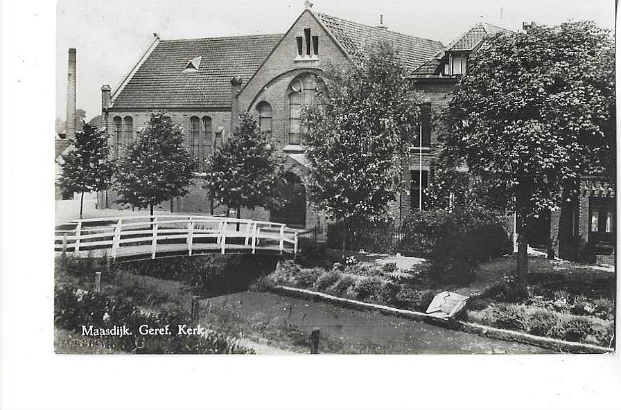 Maasdijk, Ophalen of Verzenden, 1960 tot 1980, Gelopen, Zuid-Holland