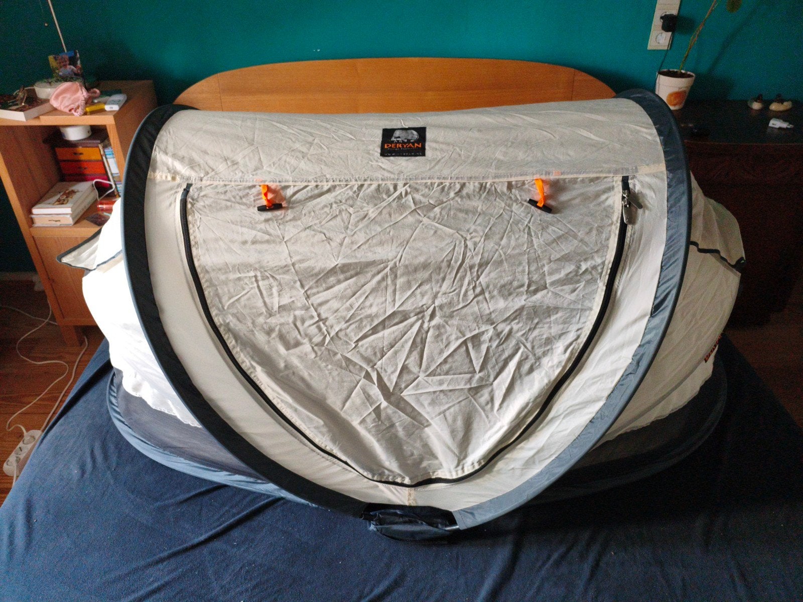 Deryan Luxe Peuter Tent - Reisbedje, Ophalen of Verzenden, Gebruikt, Reisbedje