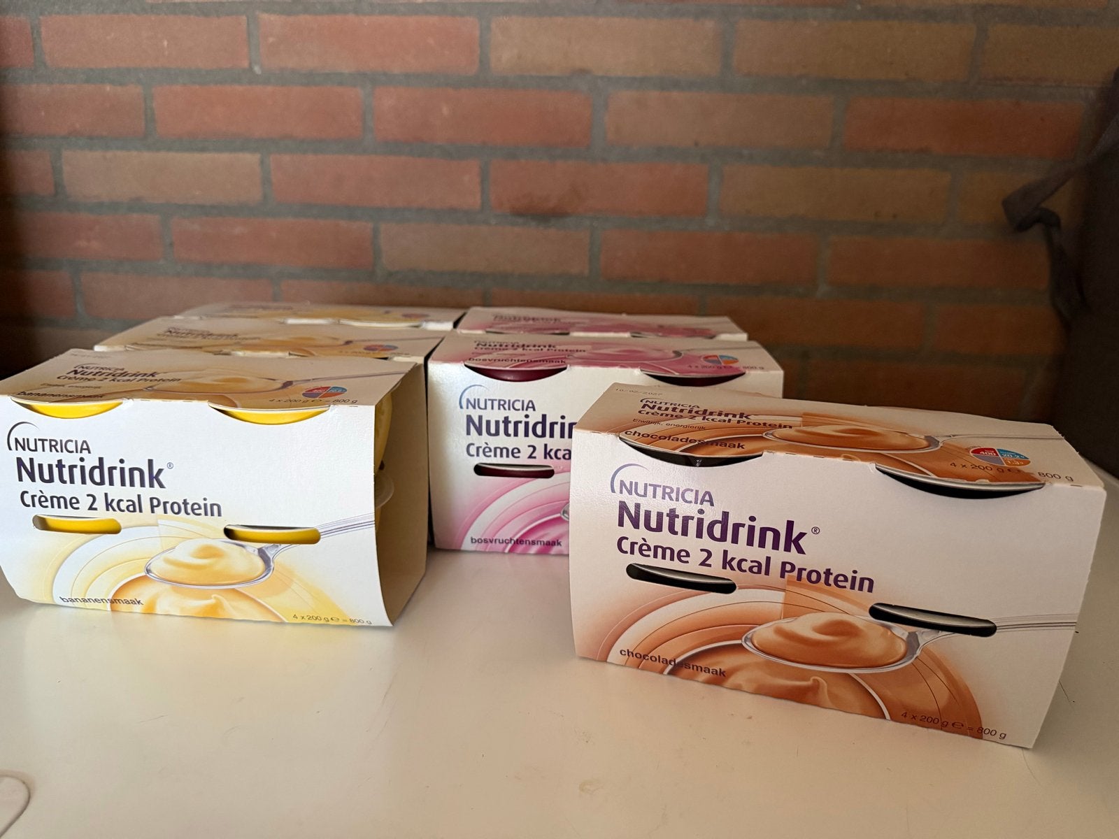 Nutridrink creme (toetjes), Ophalen