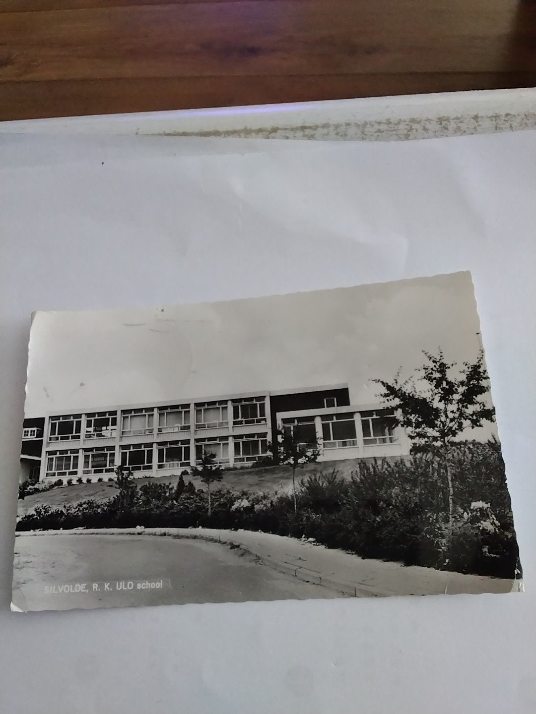 Oude foto Silvolde R.K. ULO school - Gelderland, Verzamelen, Ophalen of Verzenden, 1960 tot 1980, Gelopen, Gelderland