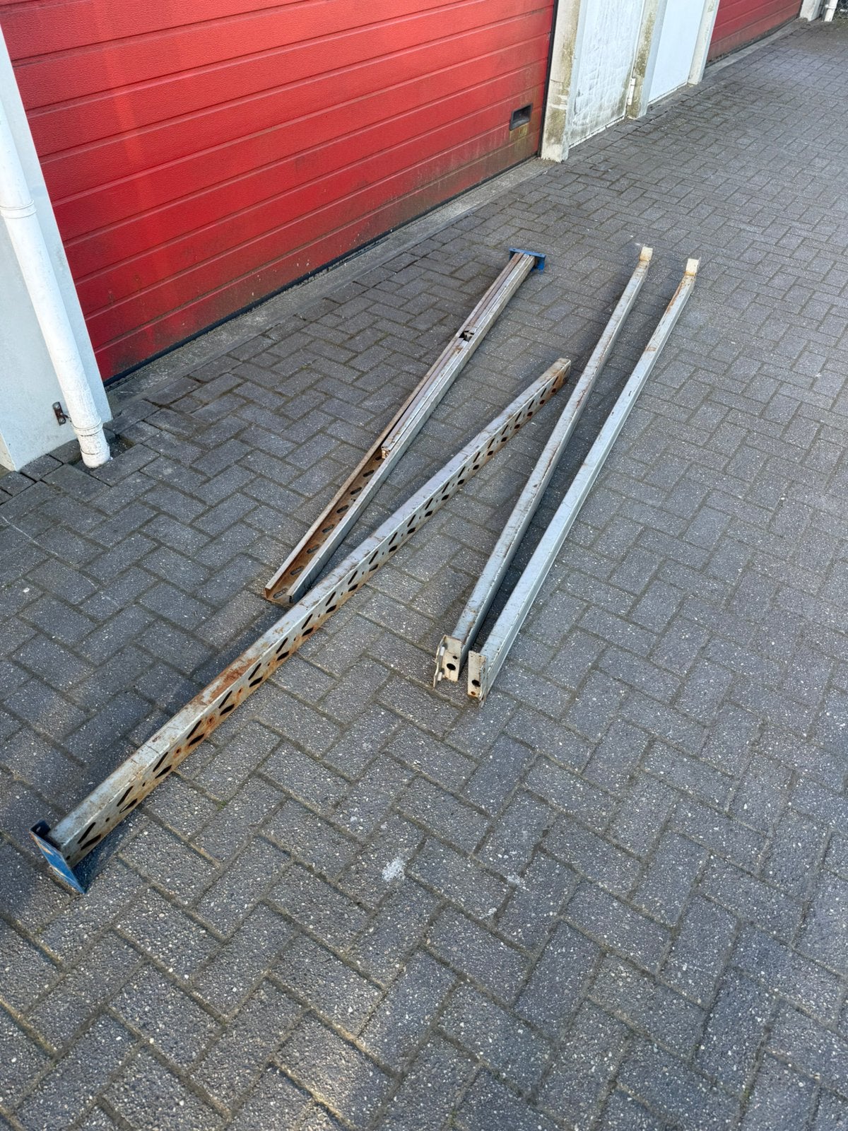 Pallet Stelling 2 x staander 2 x ligger, Ophalen of Verzenden, Zo goed als nieuw