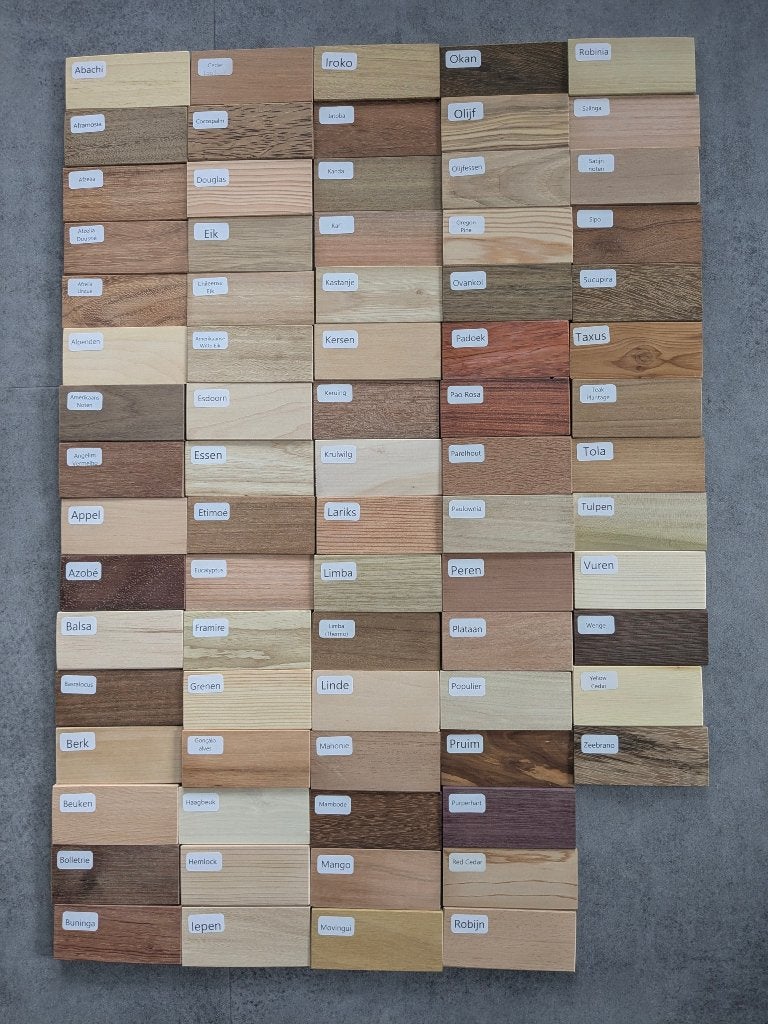 Hout monsters Samples, Ophalen of Verzenden, Nieuw