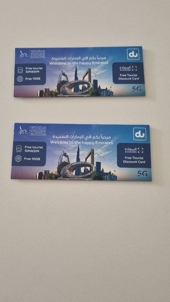 E-sim Verenigde Arabische Emiraten, Telecommunicatie, Mobiele telefoons | Apple iPhone, Nieuw, Ophalen of Verzenden, 8 GB, Zonder simlock