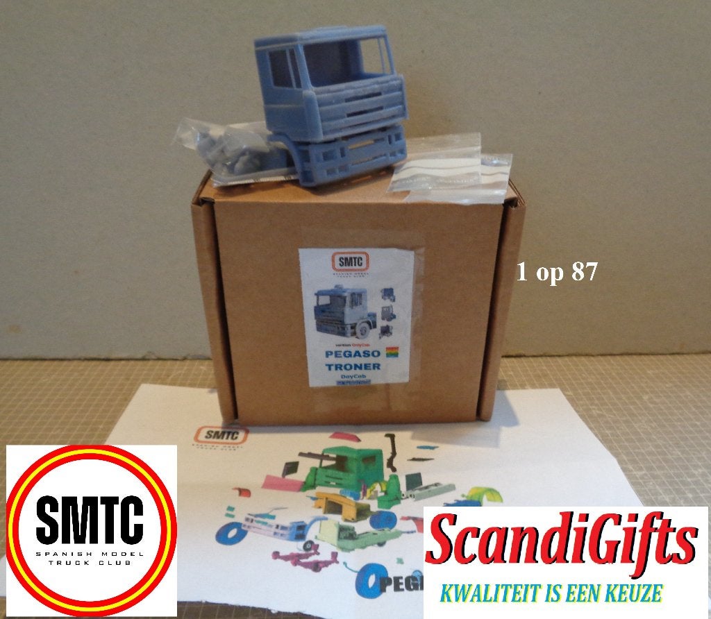 Spaniscg Model Truck Club pegaso cabine kit, Hobby en Vrije tijd, Modelauto's | 1:87, Ophalen of Verzenden, Nieuw, Bus of Vrachtwagen