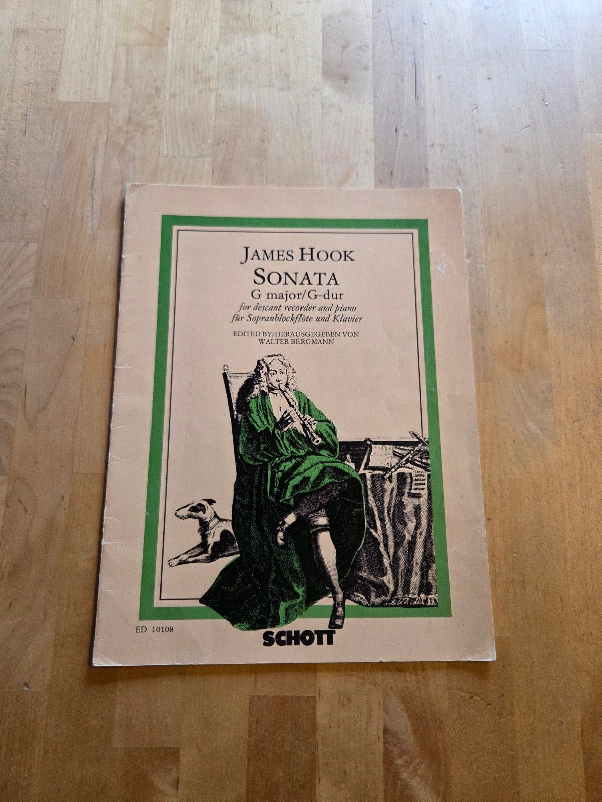 James Hook Sonate in G - Bladmuziek (gebruikt), Gebruikt, Verzenden, Piano, Klassiek